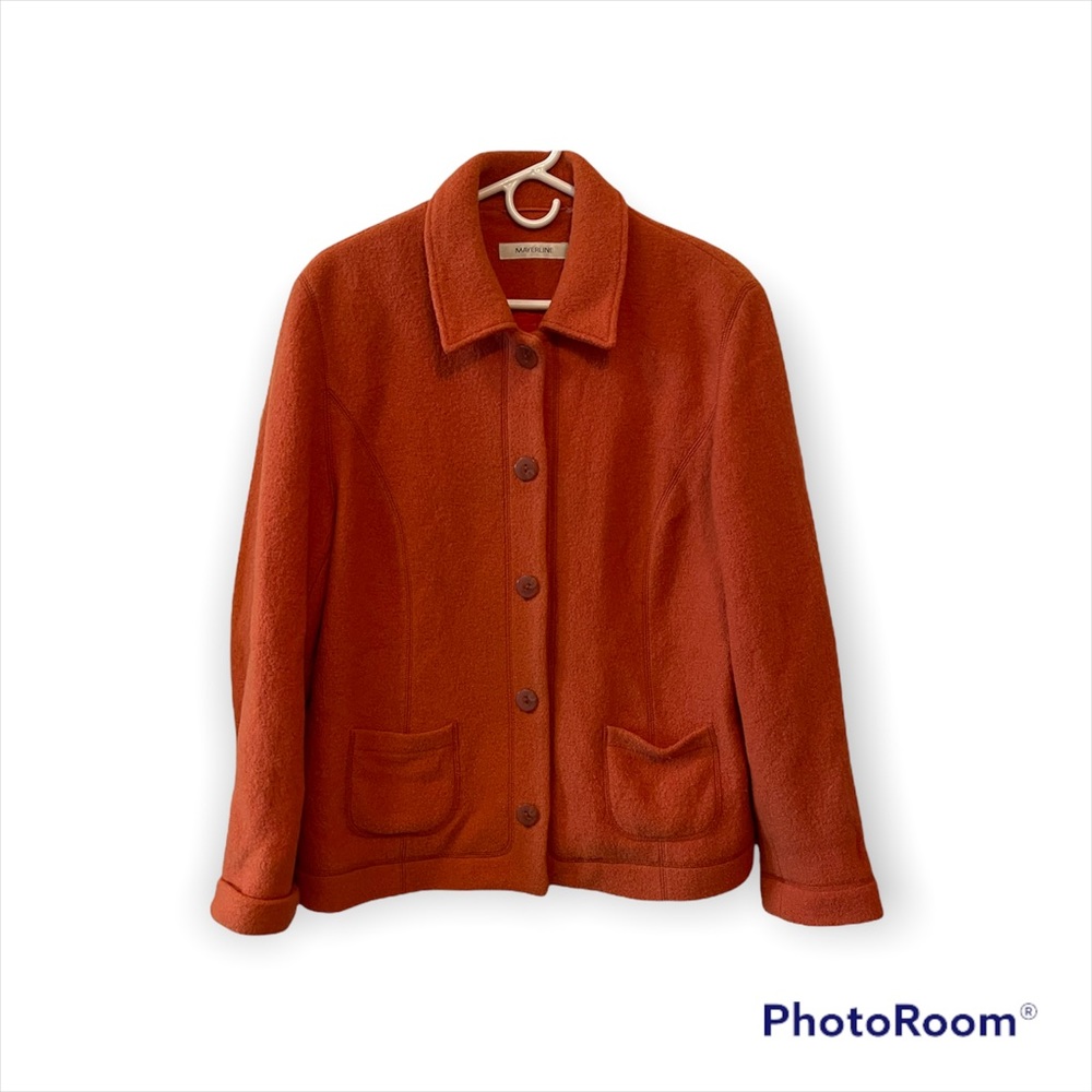 Mayerline wool orange jacket